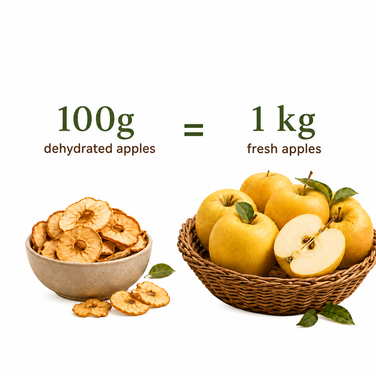 Dried Golden Apple Chips